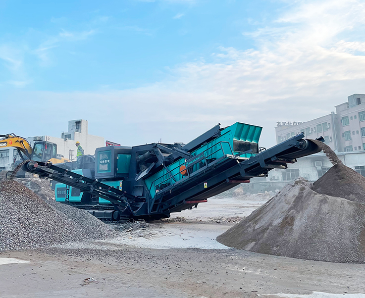 雙博智造SBJ移動(dòng)反擊式破碎站